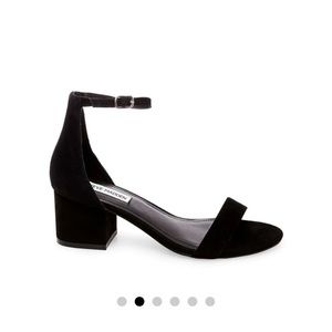 Steve Madden black suede heel